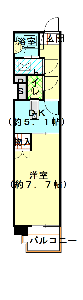 ダイアパレス三之丸の間取り