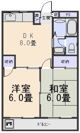 エスポワール金子の間取り