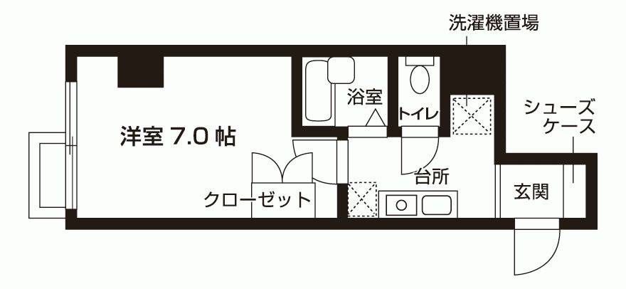 メディック北習志野の間取り