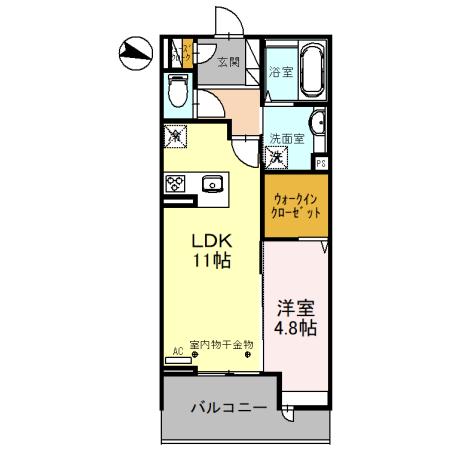 D-レジデンス椿の間取り