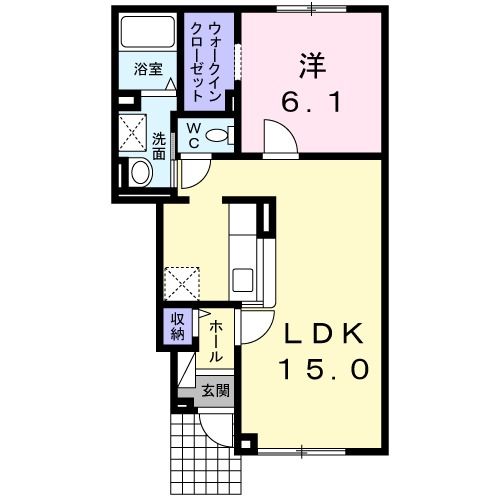 【ジュネス高丘の間取り】