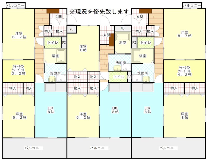 マンションはなき３の間取り