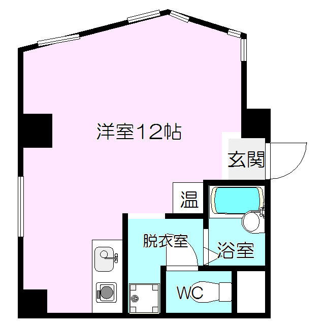 大阪市東淀川区淡路のマンションの間取り