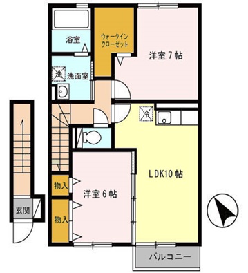 グランモア飯島の間取り