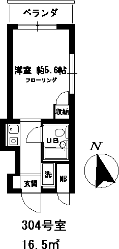 ウインベルソロ蒲田の間取り