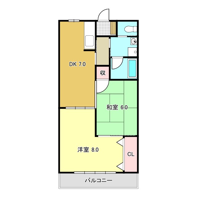 カーサNAKANOの間取り