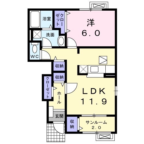 アンブレームの間取り