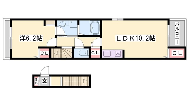 フロレゾンIIの間取り