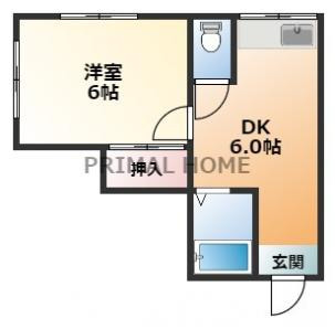 コーポさくらの間取り