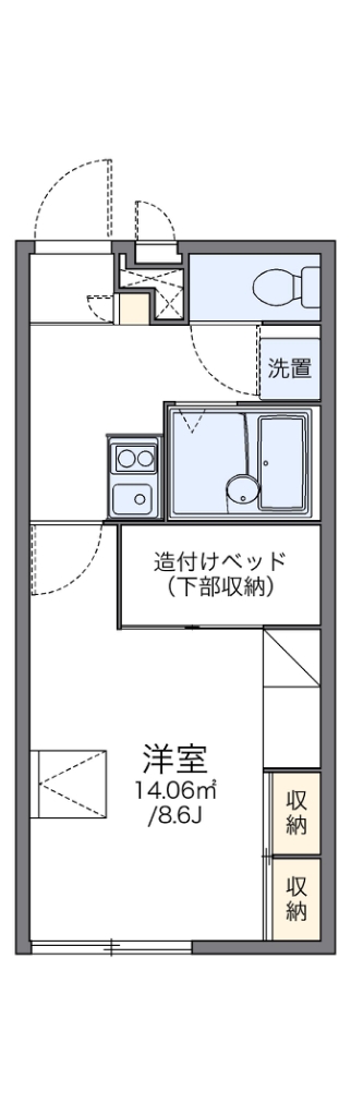 レオパレスＫＩＭＵＲＡの間取り