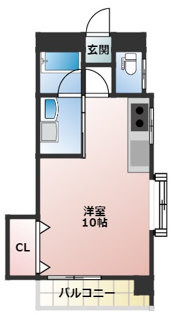 Estudio　DELDIAの間取り