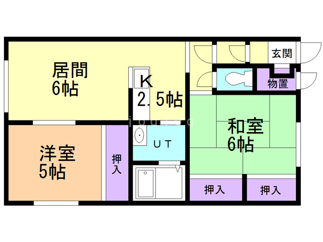 リラックス桂岡の間取り