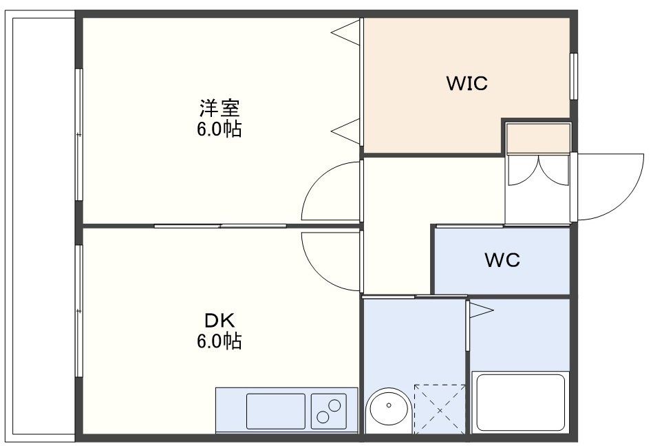 カルディア田崎参番館の間取り