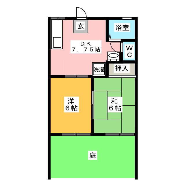 ロイヤル小塩IIの間取り