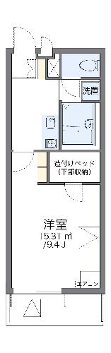 レオパレスバンリュの間取り