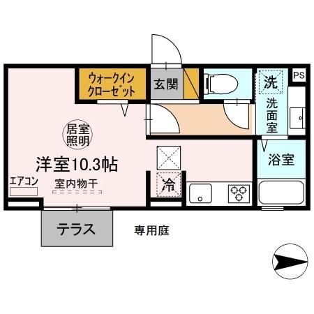 木更津市新田のアパートの間取り