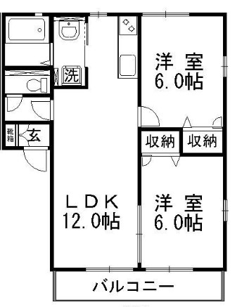 ハートフルユーナIの間取り