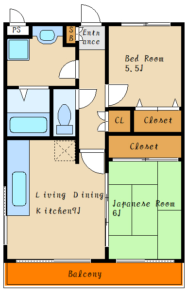 グリーンエイトIVの間取り