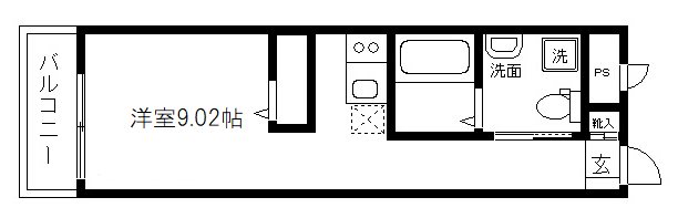 【G-Design京都西院の間取り】