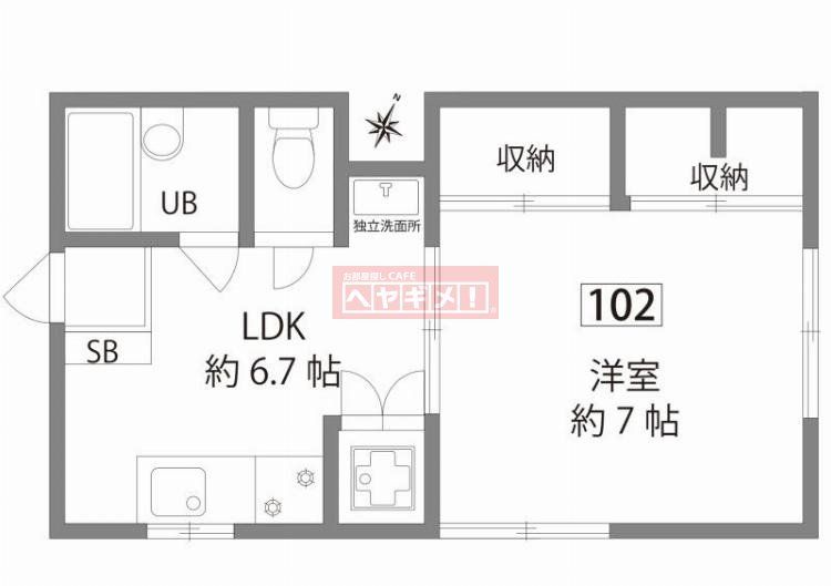 アスカファイブの間取り