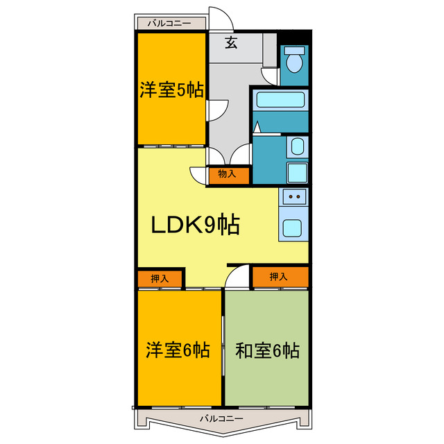 熱田マンションの間取り