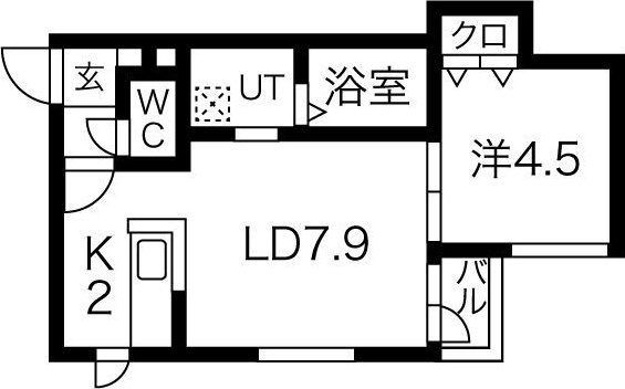 ラージヒル中の島の間取り