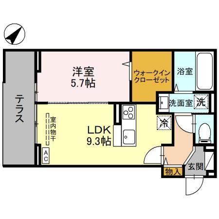 さいたま市北区宮原町のアパートの間取り