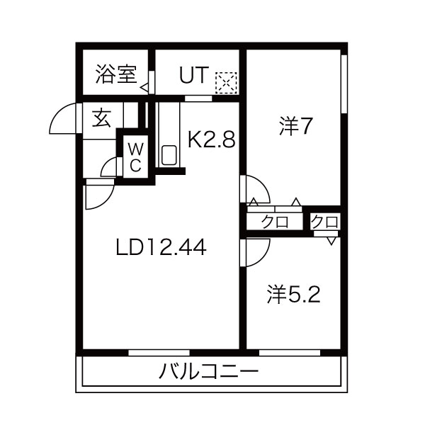 KOKOMO北13条の間取り