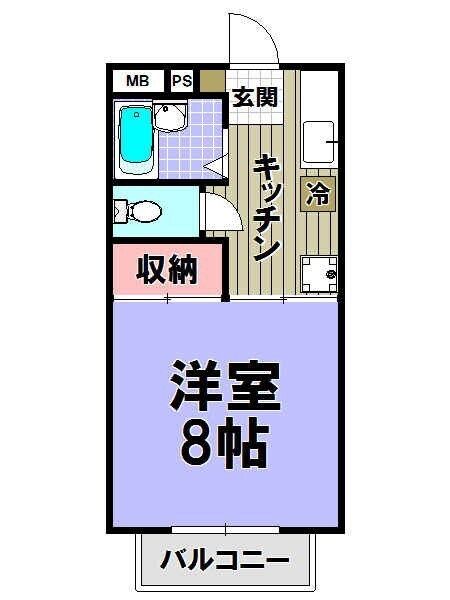 西東京市住吉町のマンションの間取り