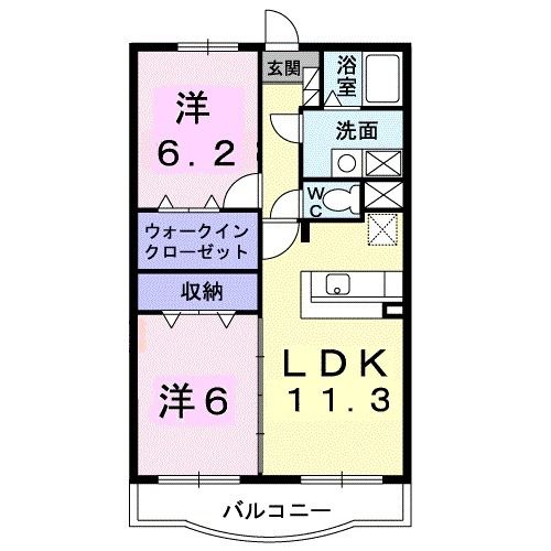 Ｎ・Ｔ　秋月－Ｄの間取り