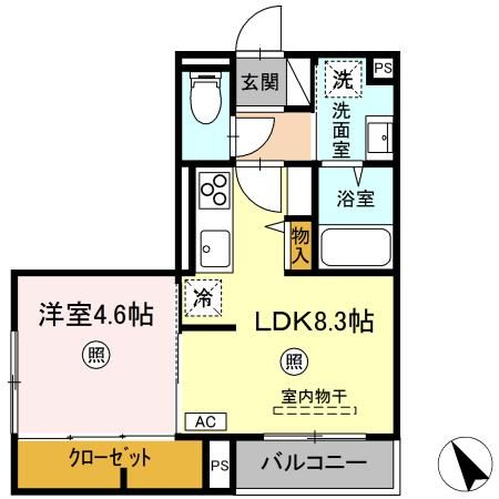 ロイヤルステージ塩町の間取り