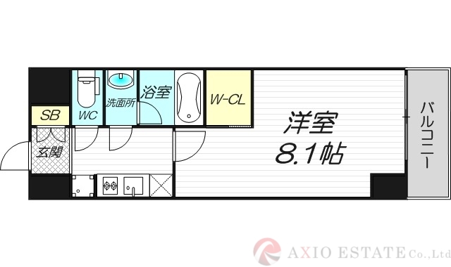 ザ・パークハビオ塚本の間取り