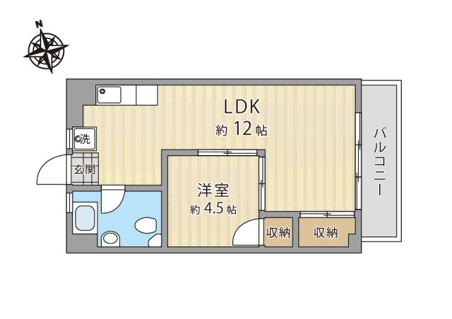 新高円寺ロイヤルマンションの間取り