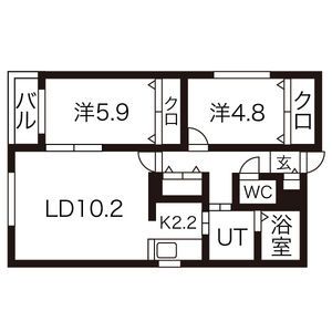 ルシエルの間取り