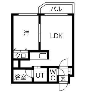 クイーンズフォレスト中島公園の間取り