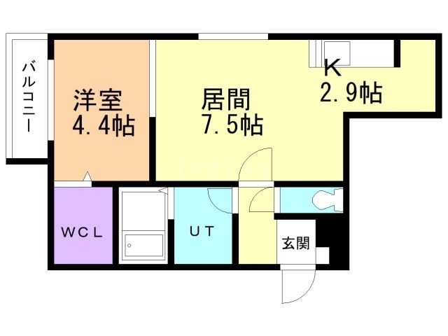 フォンテーヌ伏見の間取り