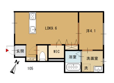 (仮称)浜七条通り新築アパートの間取り