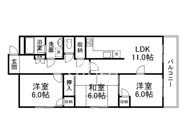 アーチスト島田の間取り