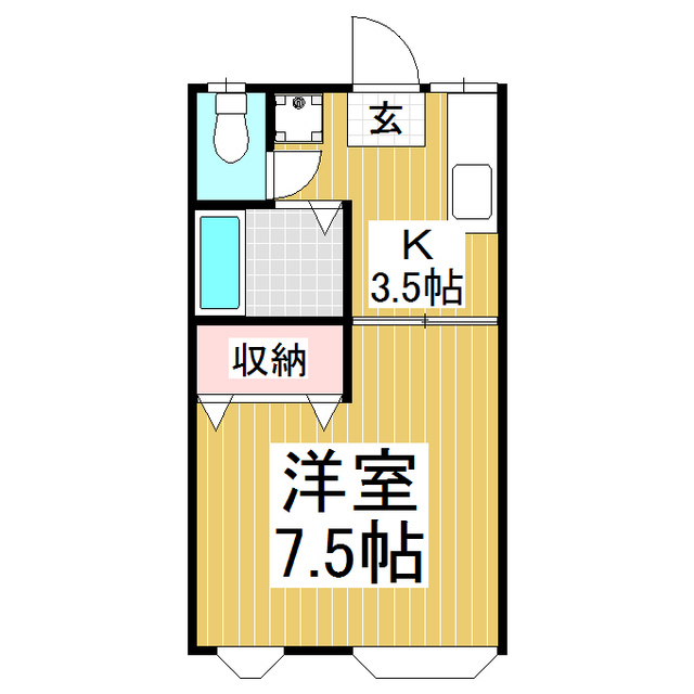 メゾンサカイの間取り