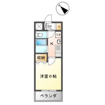 プレサンス鶴舞駅前ブリリアントの間取り