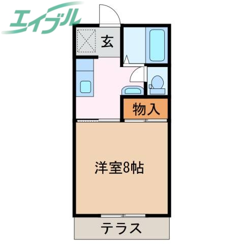 リヴィエラ　ドゥエの間取り