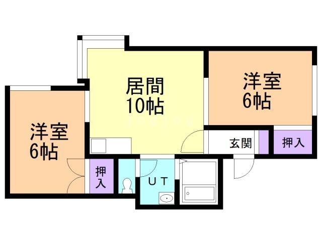 ピアコート平岡Ａの間取り