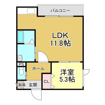 Lien Fort Wakakusaの間取り