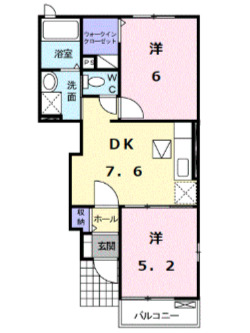 サンリット城南の間取り