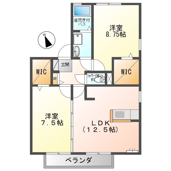 サニーサイドコートＣ棟の間取り