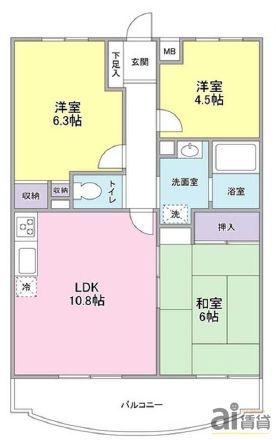 サンクレール小平Cの間取り