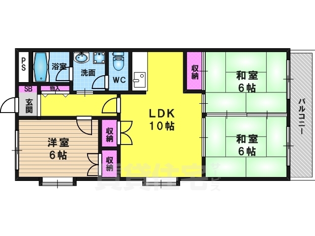 第2コーポ藤岡の間取り