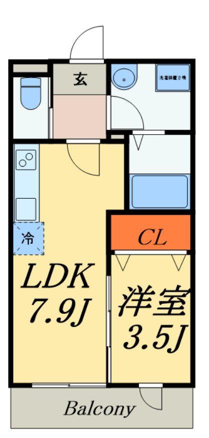 船橋市西習志野のマンションの間取り