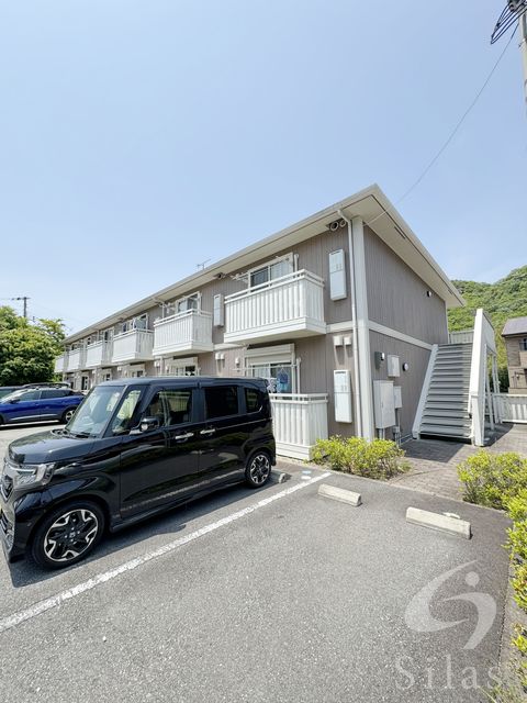 神戸市北区山田町下谷上のアパートの建物外観