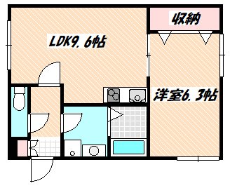 船橋市北本町のマンションの間取り